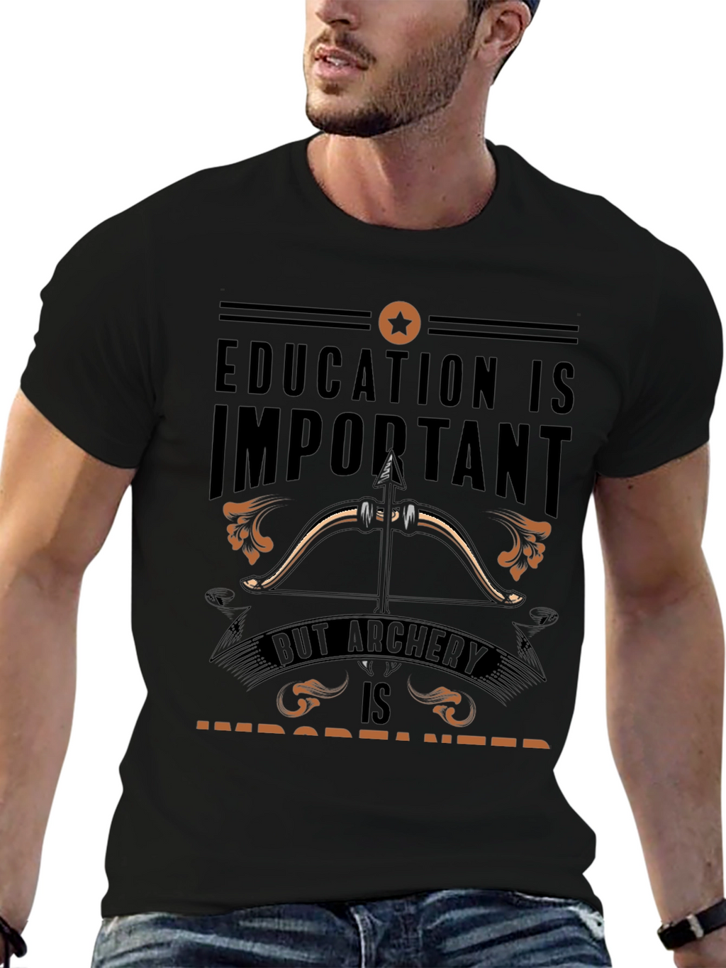 Archery T-Shirt: Education vs Archery