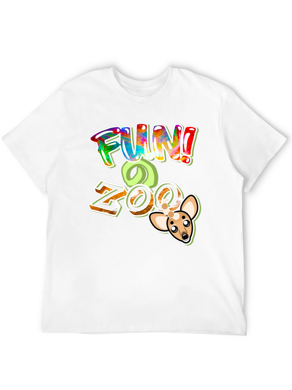 Fun Zoo Black Graphic T-Shirt