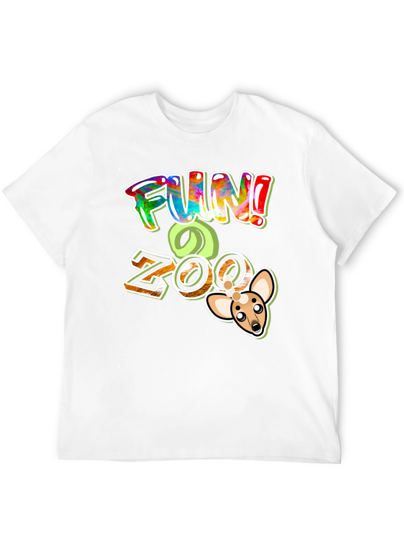 Fun Zoo Black Graphic T-Shirt