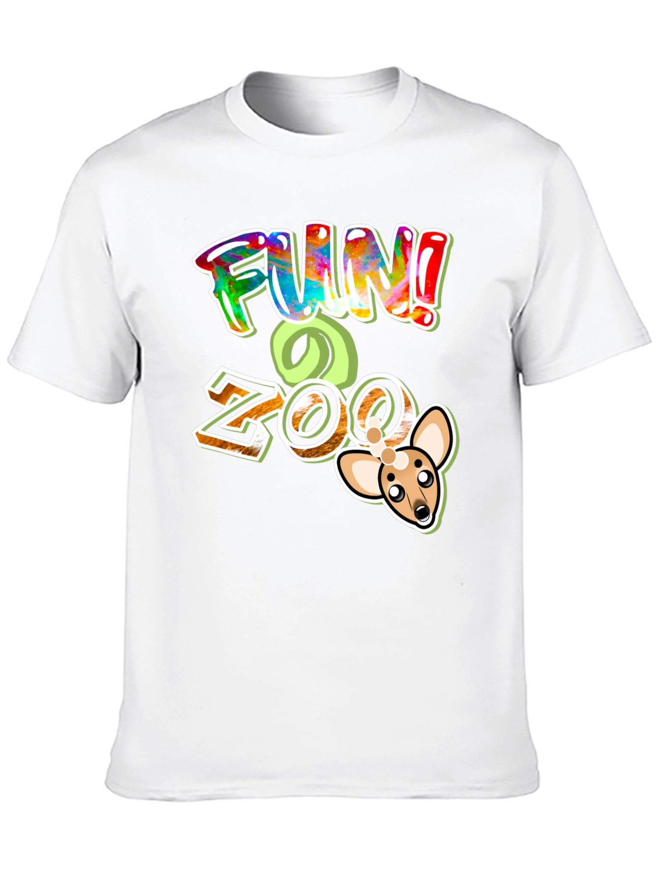 Fun Zoo Black Graphic T-Shirt
