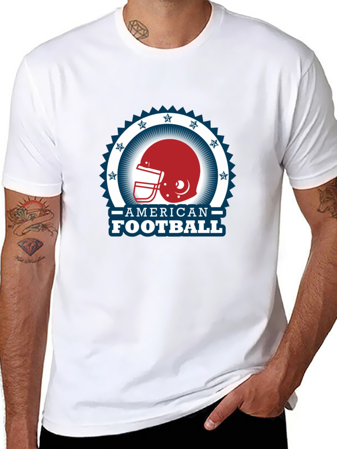 American Football Graphic T-Shirt
