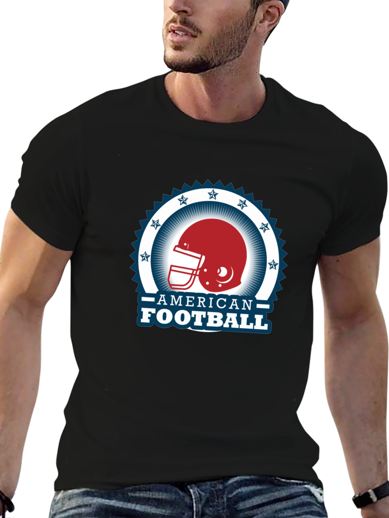 American Football Graphic T-Shirt