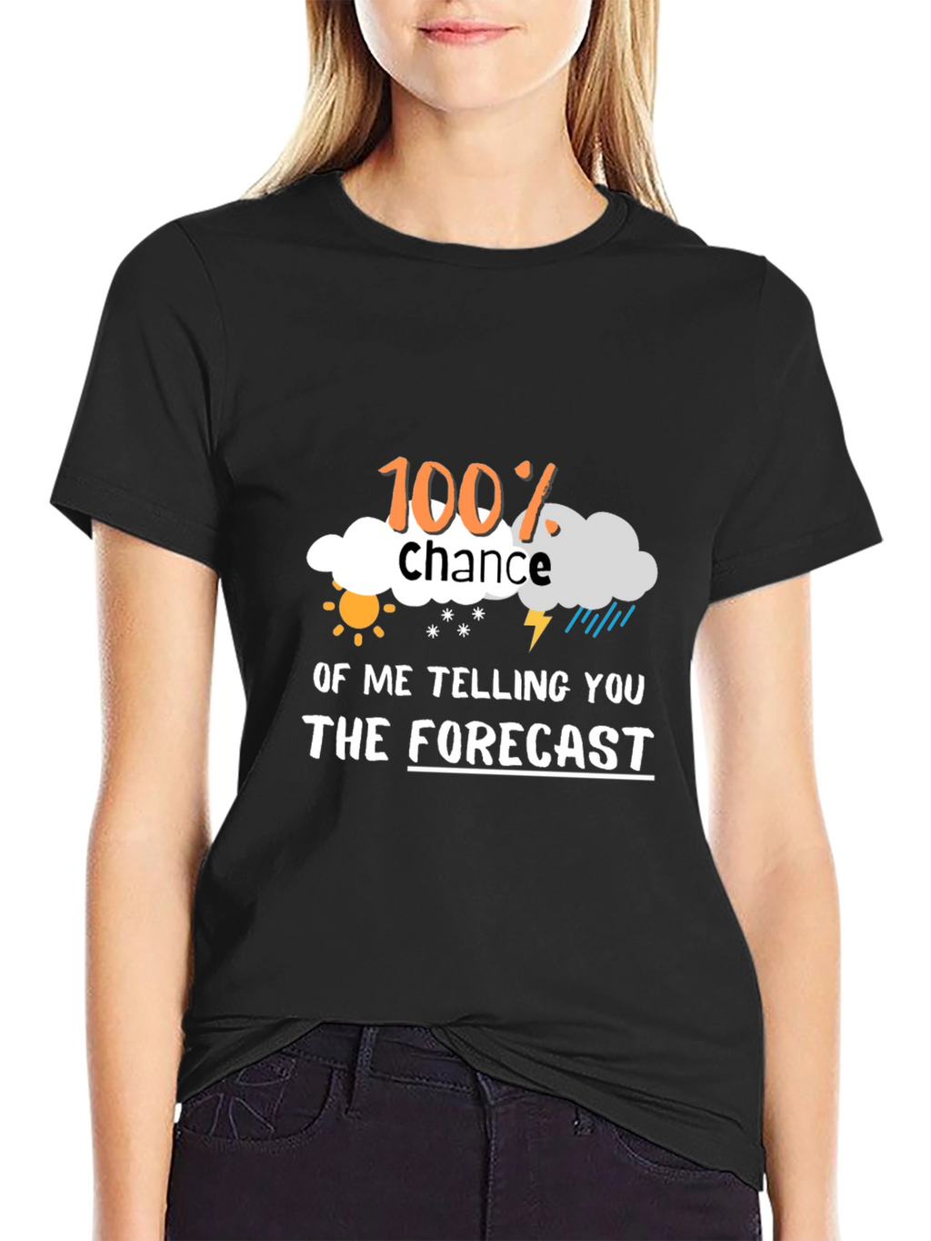 Funny Weather Forecast Graphic Tee