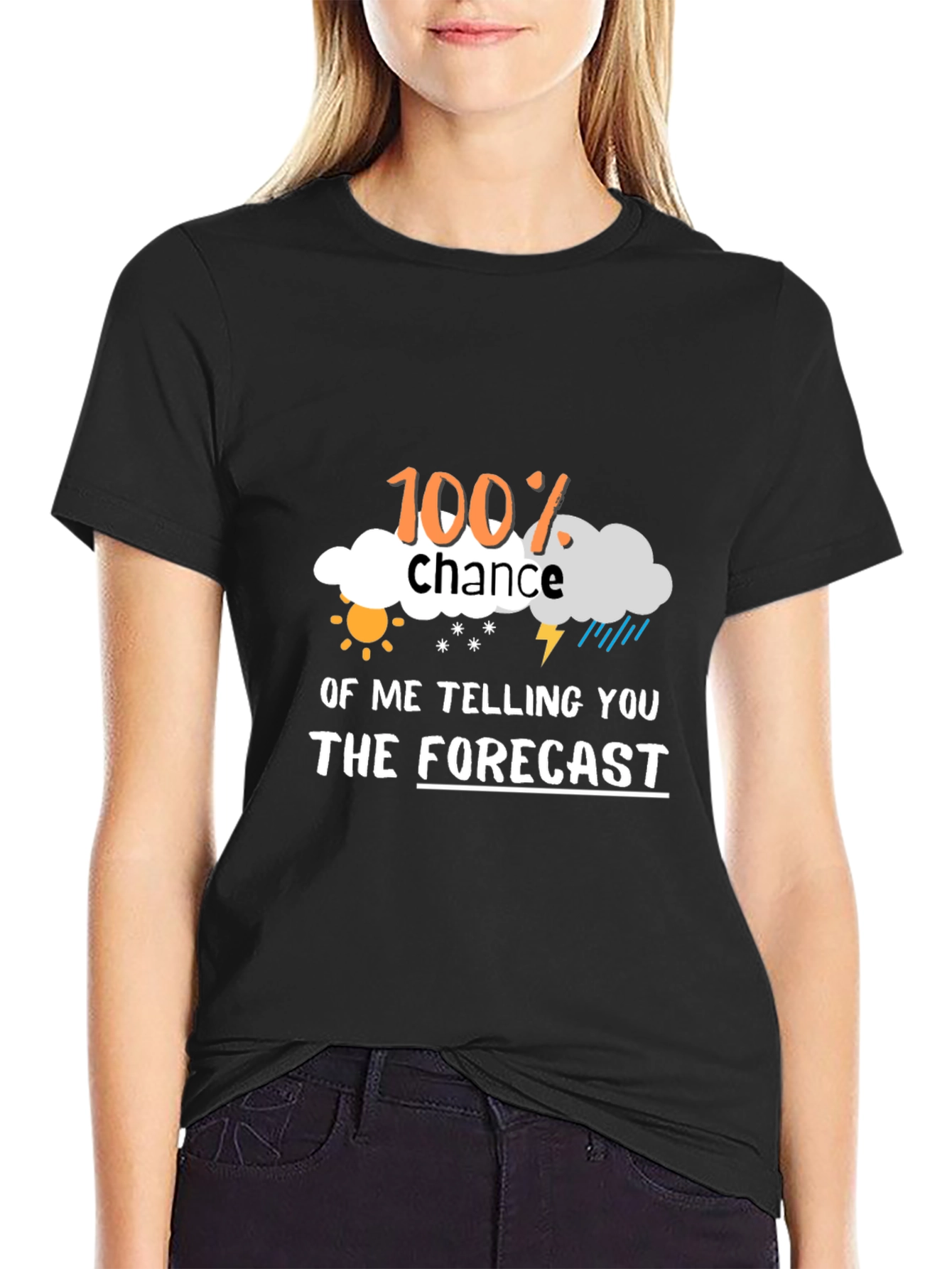 Funny Weather Forecast Graphic Tee