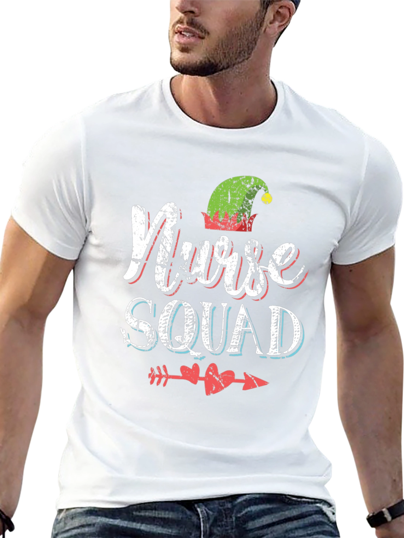 Nurse Squad Christmas Graphic T-Shirt