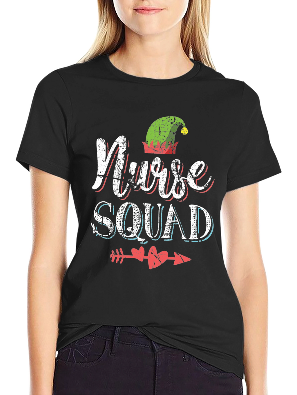 Nurse Squad Christmas Graphic T-Shirt