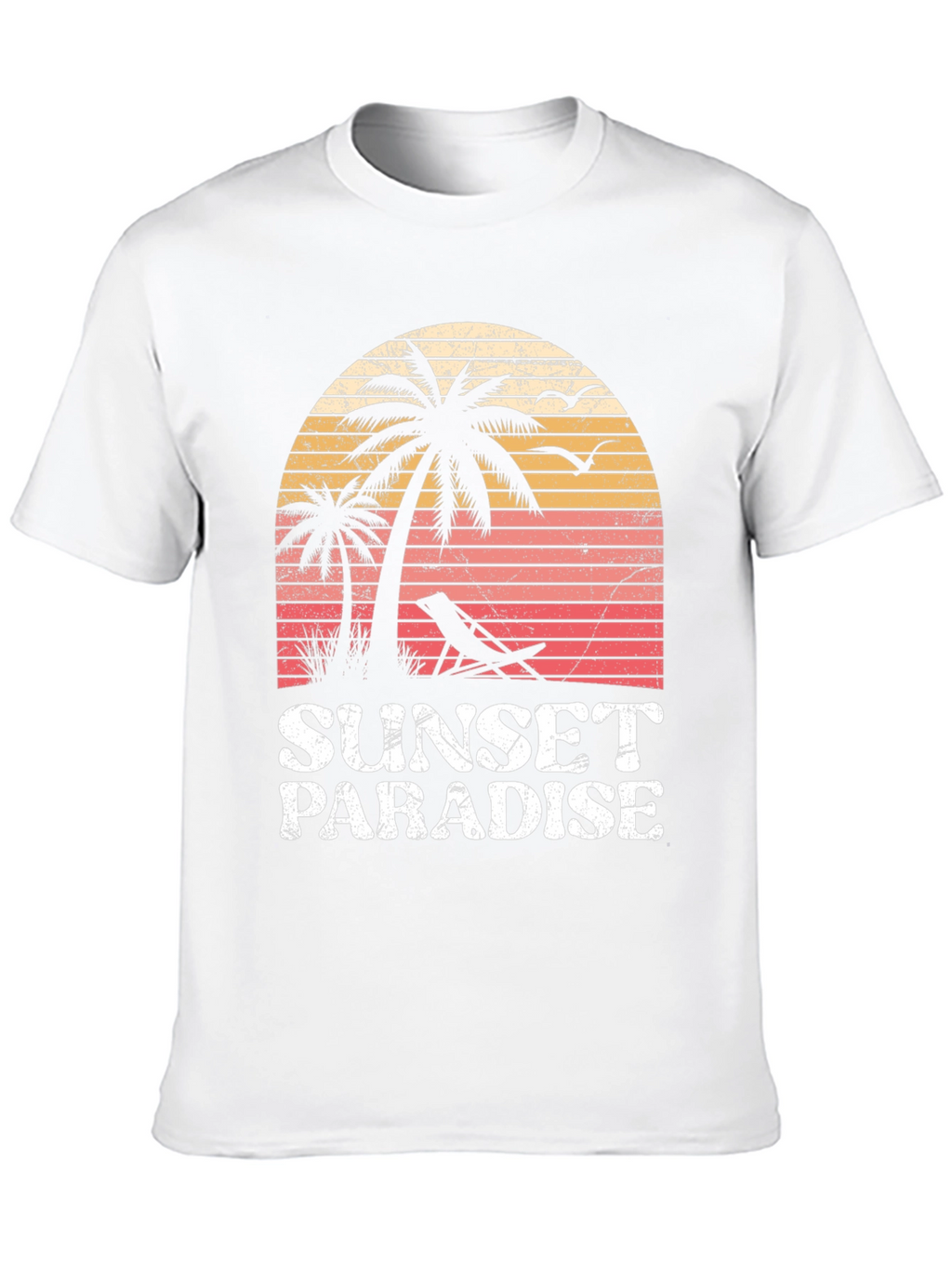Sunset Paradise Graphic Tee - Beach Vibes T-Shirt