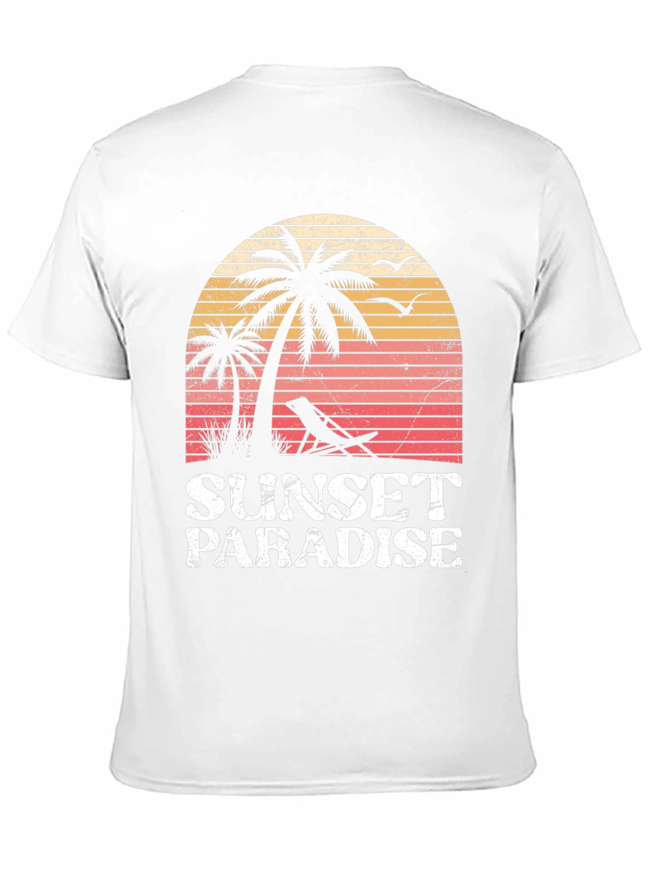 Sunset Paradise Graphic Tee - Beach Vibes T-Shirt