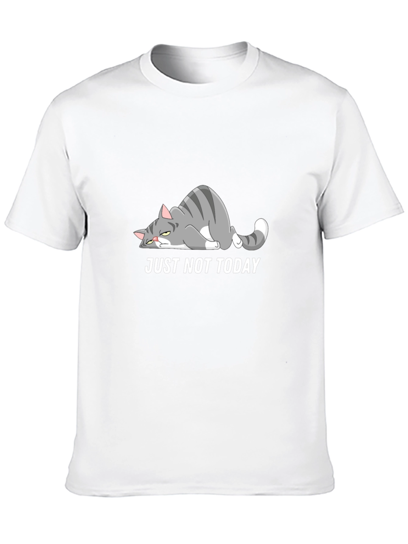 Just Not Today Cat Graphic T-Shirt