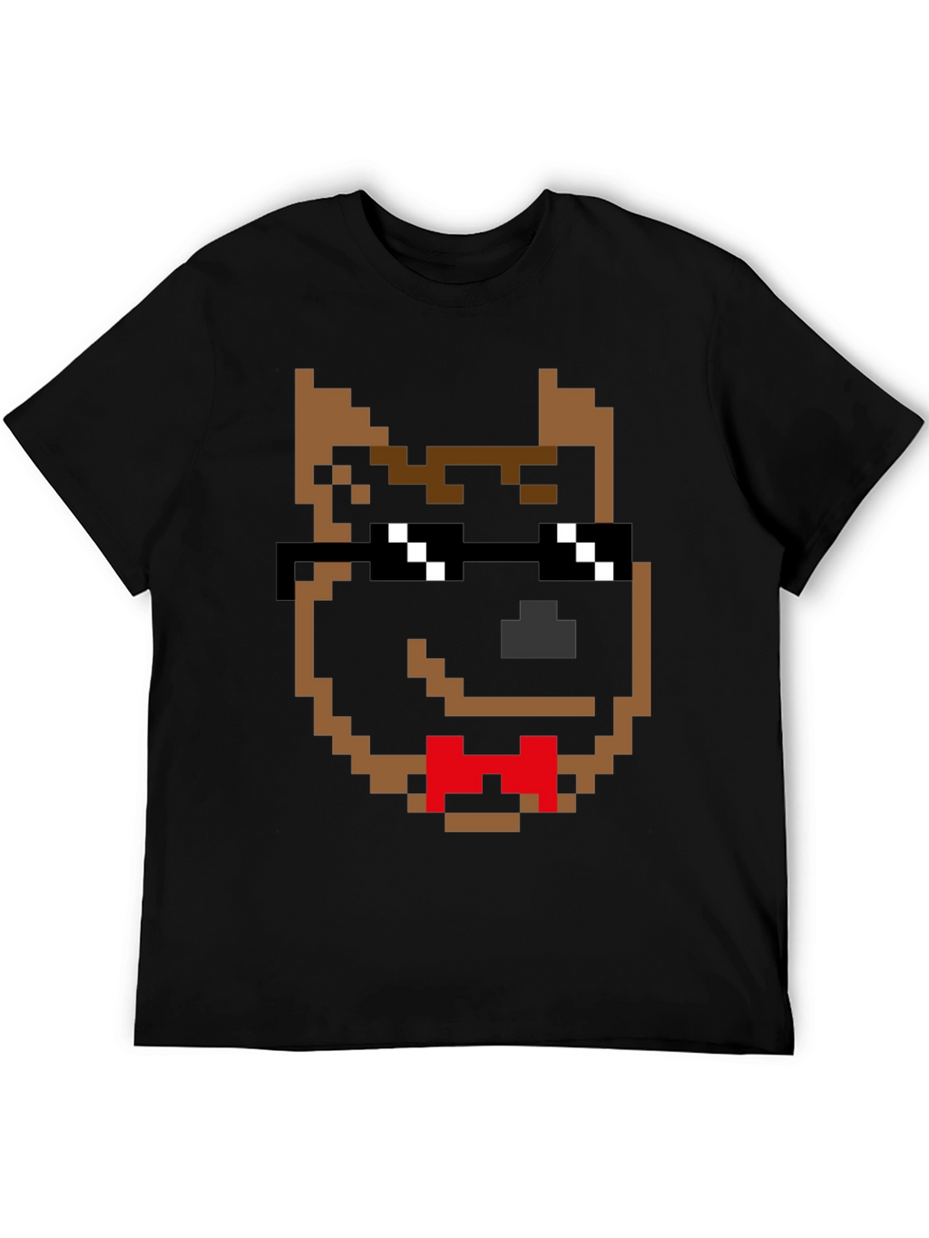 Pixel Dog Shades T-Shirt – Retro Gamer Dog Lover Tee