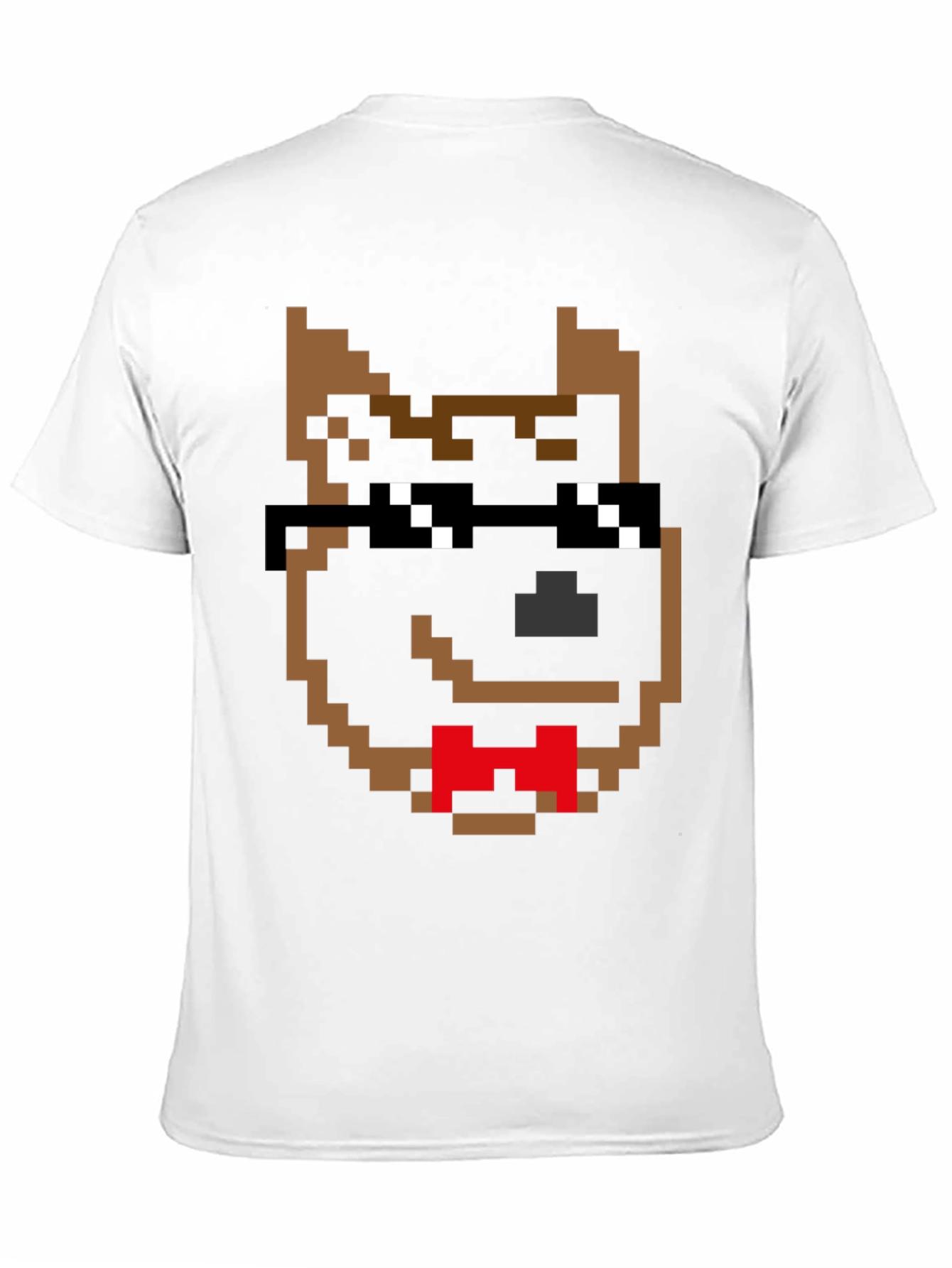 Pixel Dog Shades T-Shirt – Retro Gamer Dog Lover Tee