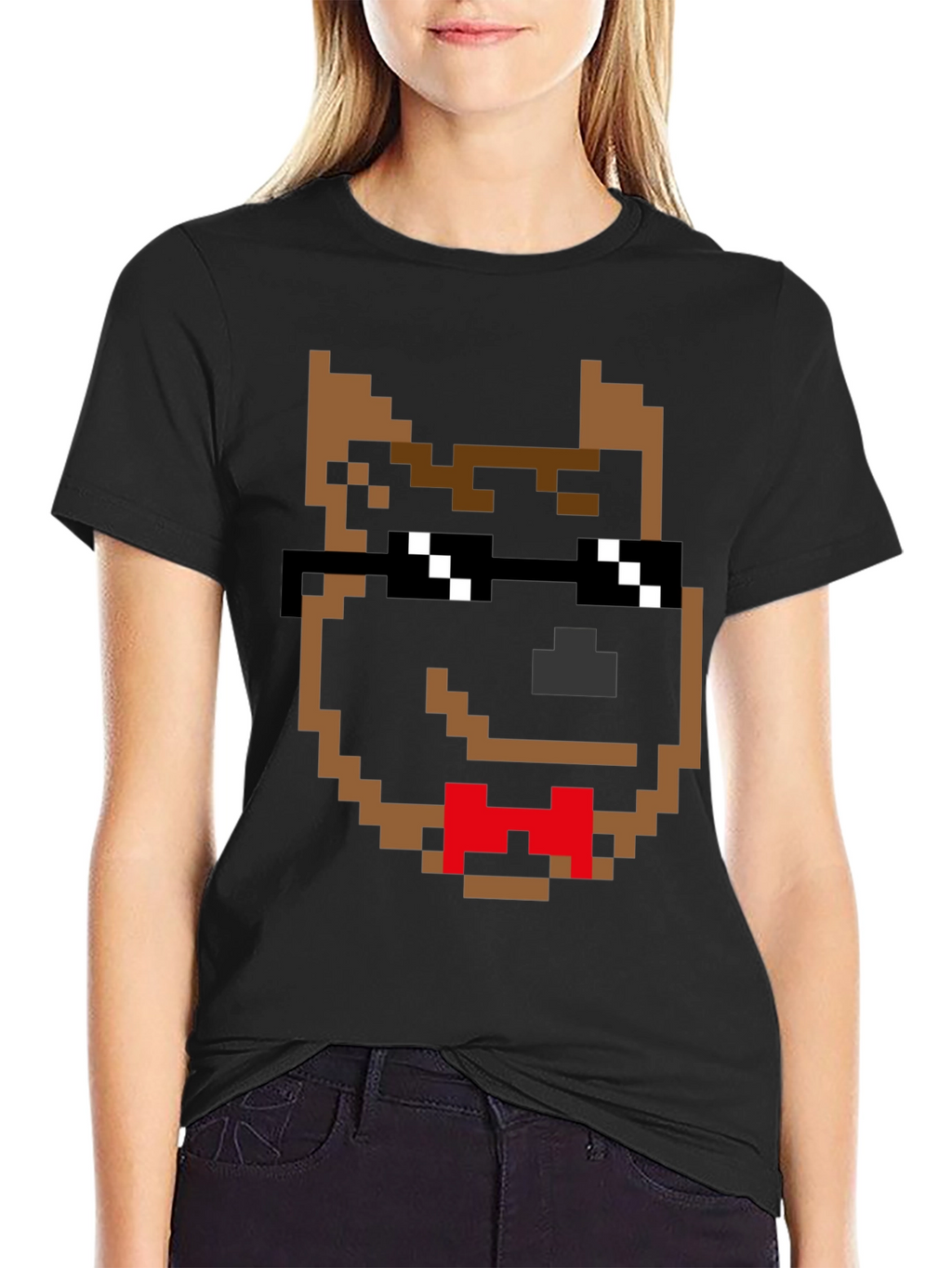 Pixel Dog Shades T-Shirt – Retro Gamer Dog Lover Tee