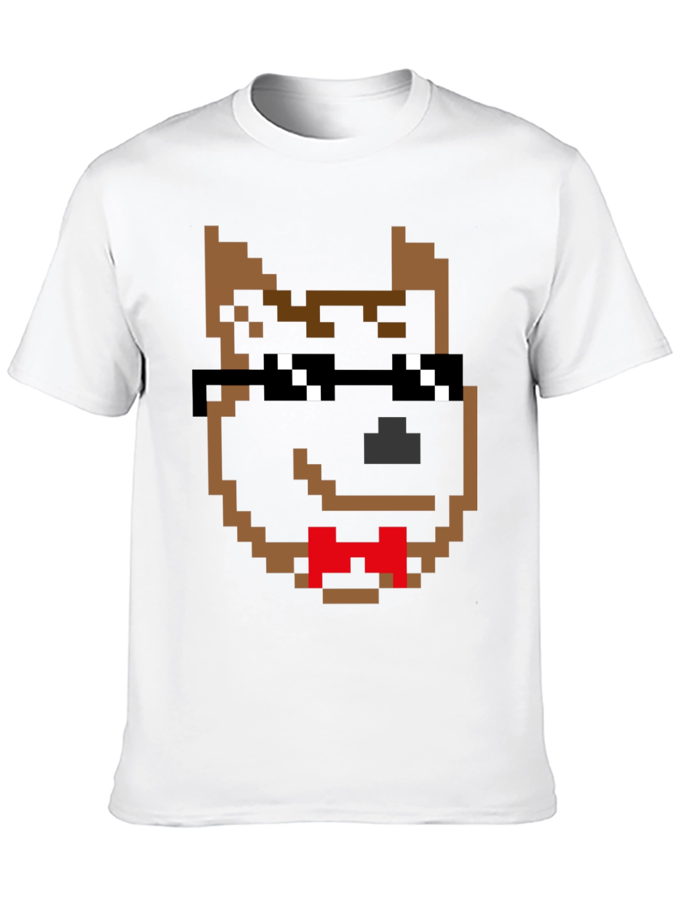 Pixel Dog Shades T-Shirt – Retro Gamer Dog Lover Tee