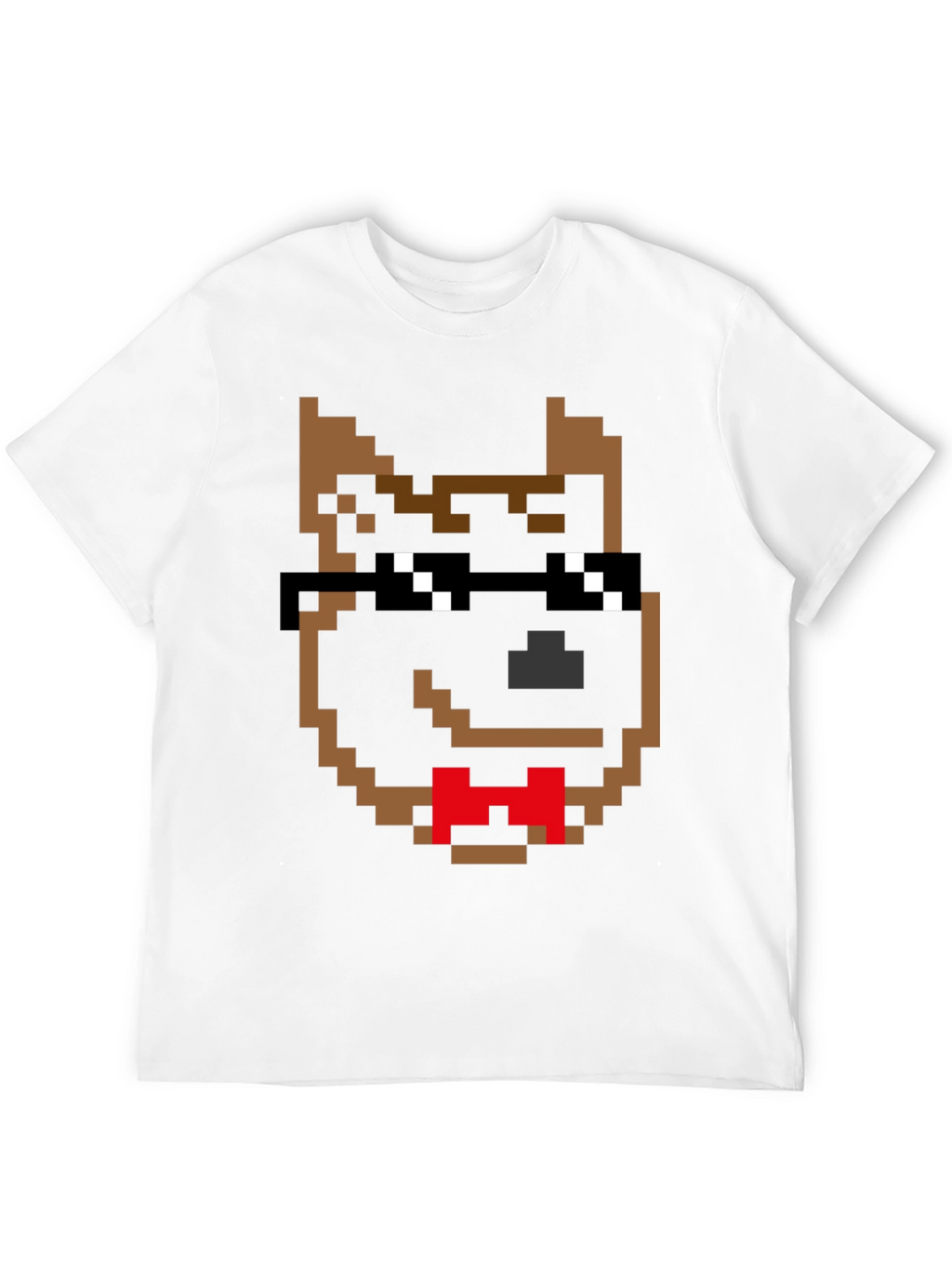 Pixel Dog Shades T-Shirt – Retro Gamer Dog Lover Tee