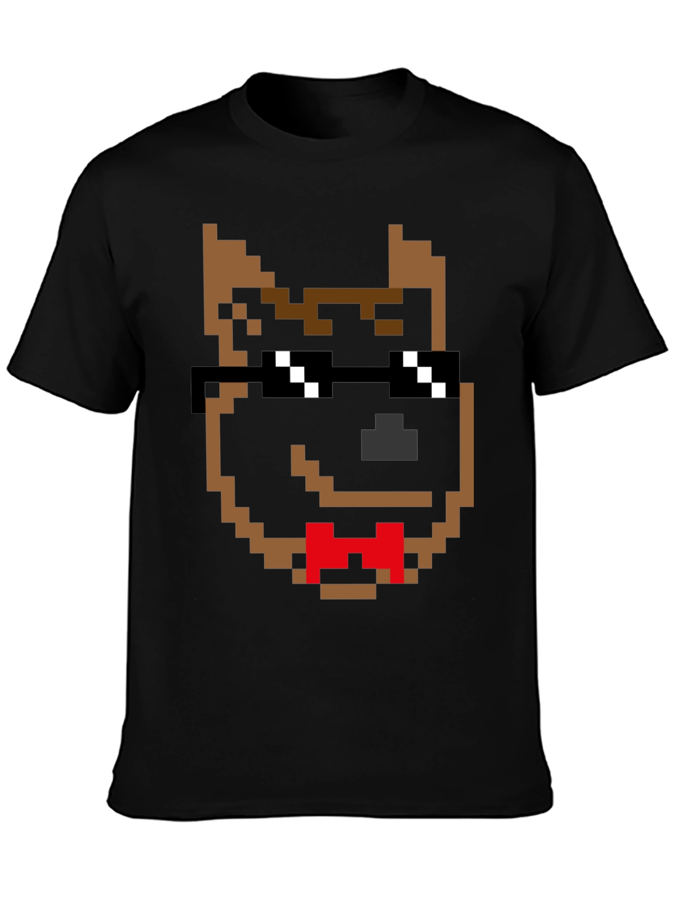Pixel Dog Shades T-Shirt – Retro Gamer Dog Lover Tee