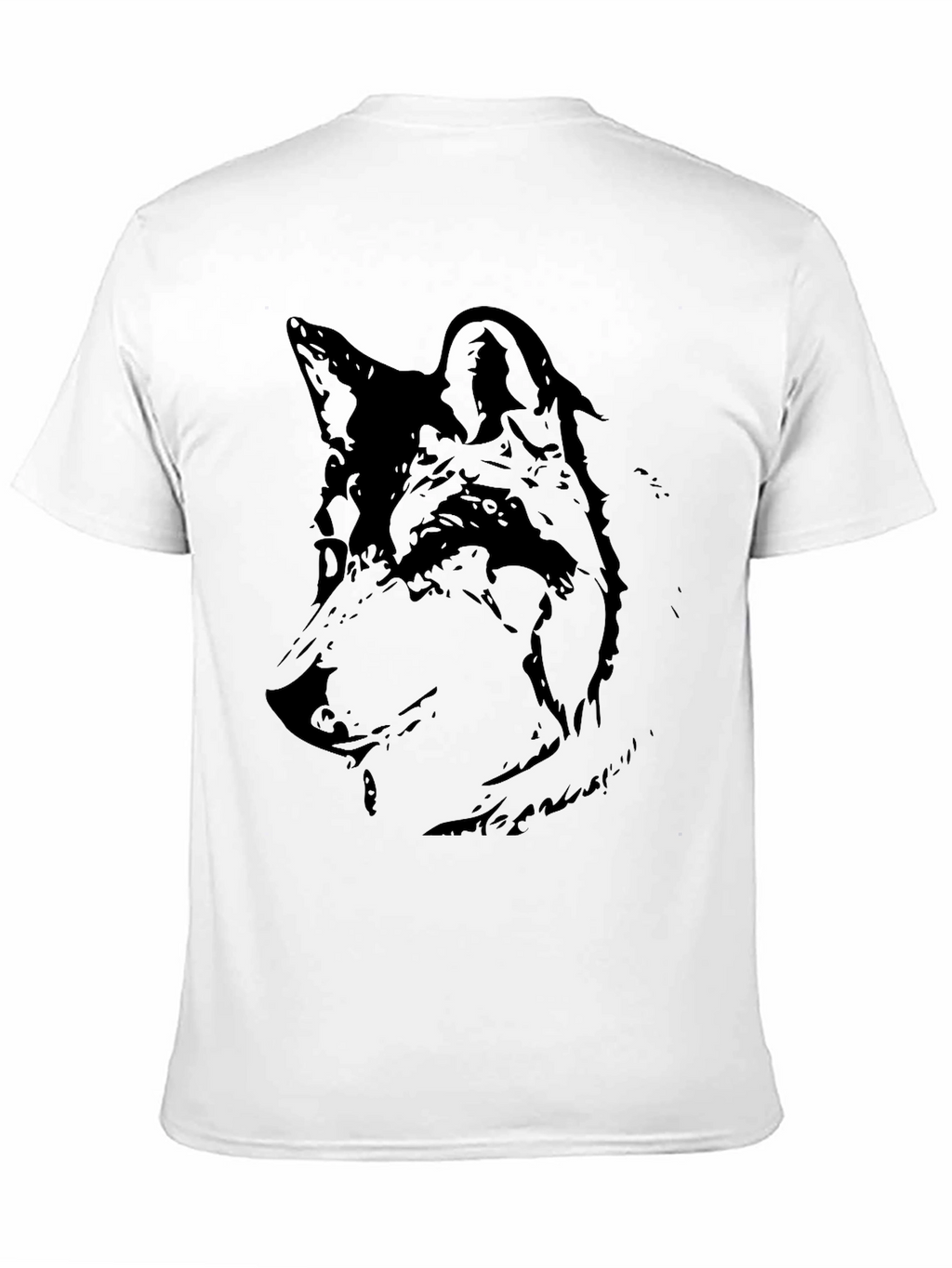 Black Wolf Graphic Tee - Mens Short Sleeve
