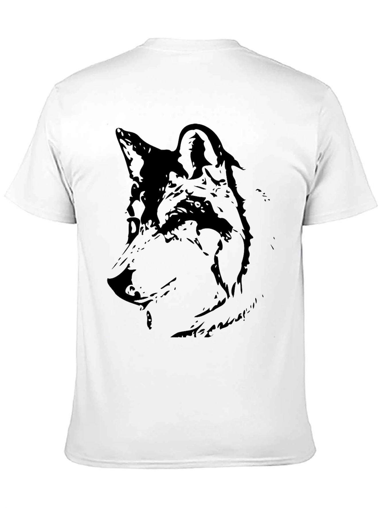 Black Wolf Graphic Tee - Mens Short Sleeve