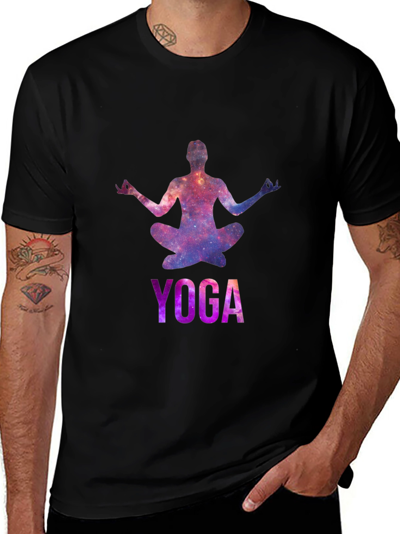 Yoga Galaxy T-Shirt - Meditate in Style!