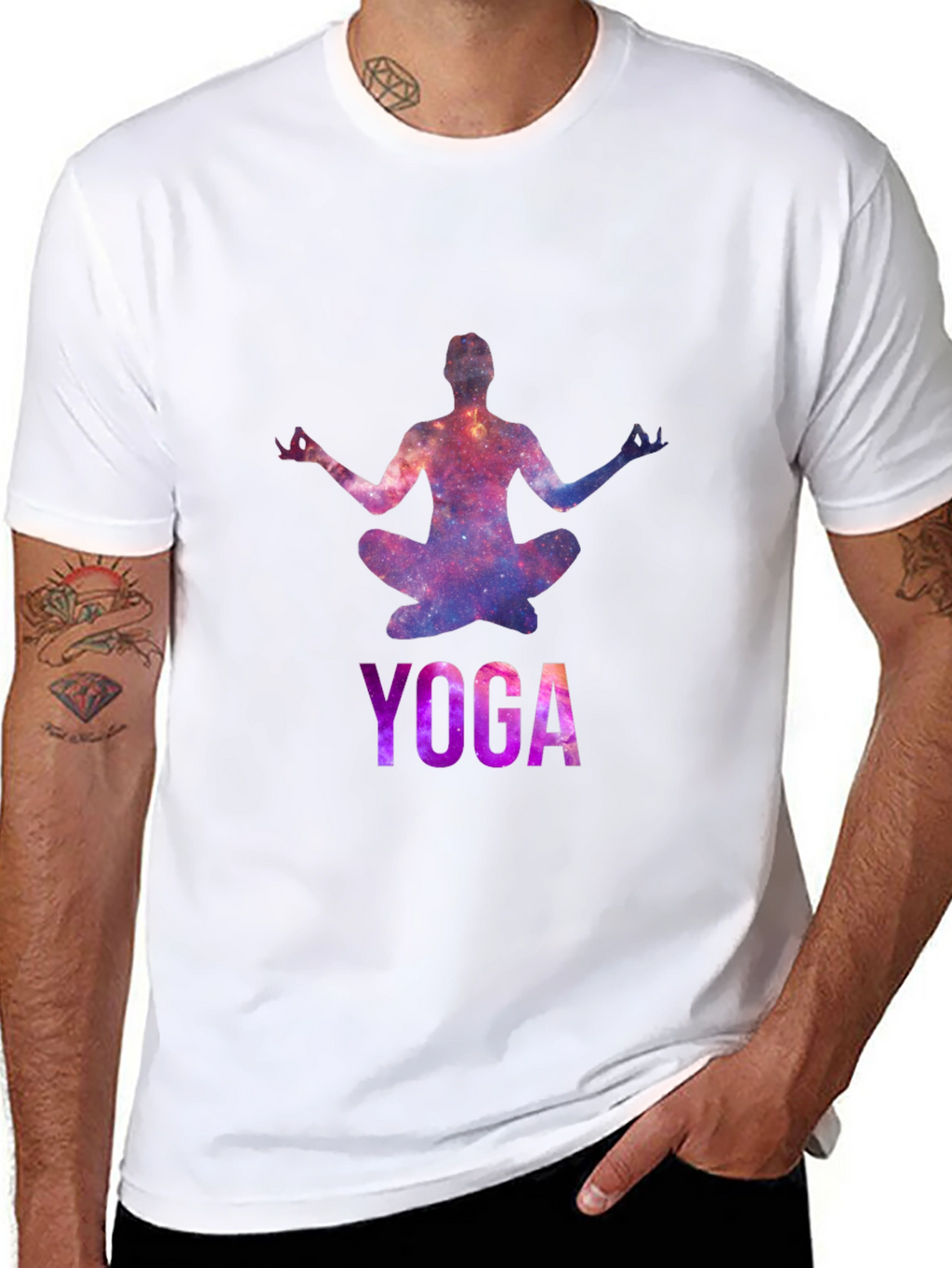 Yoga Galaxy T-Shirt - Meditate in Style!
