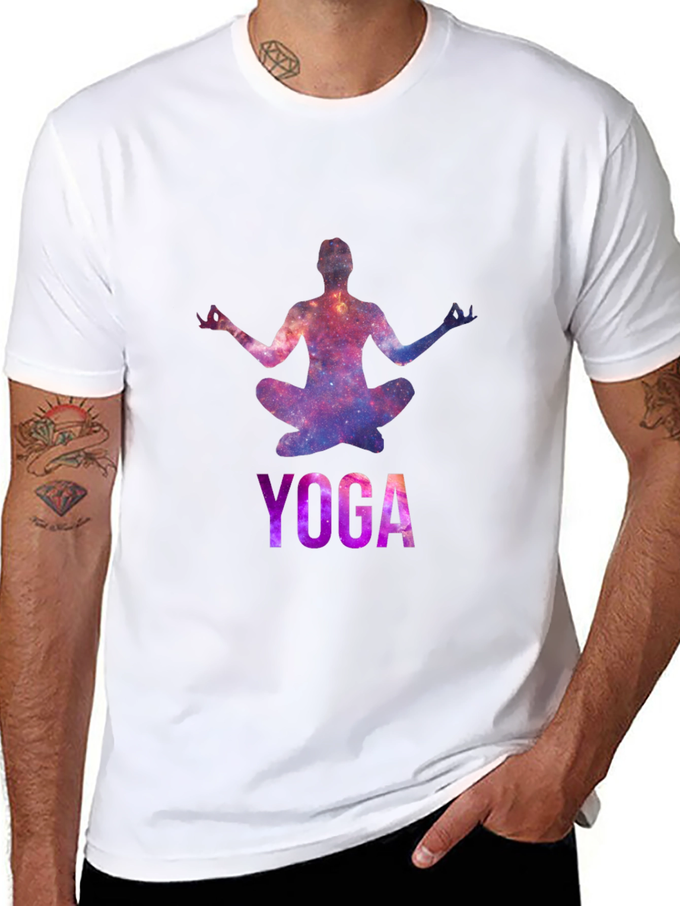 Yoga Galaxy T-Shirt - Meditate in Style!