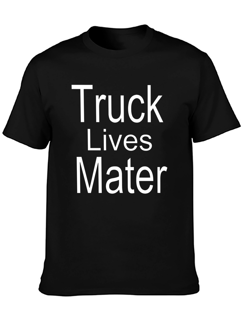 Truck Lives Mater Black Graphic Tee