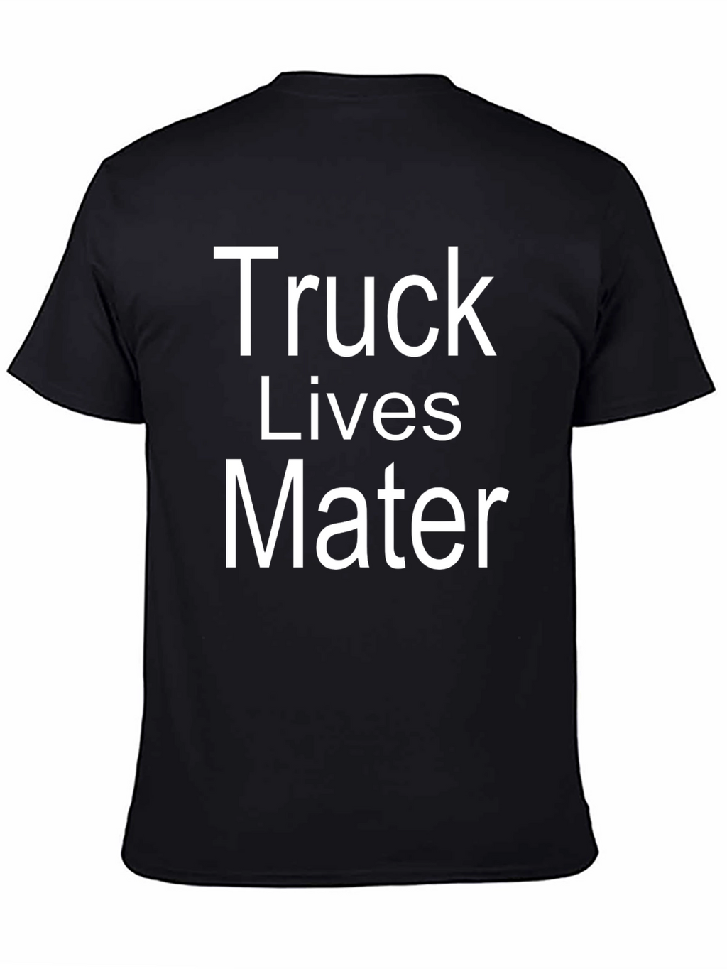 Truck Lives Mater Black Graphic Tee
