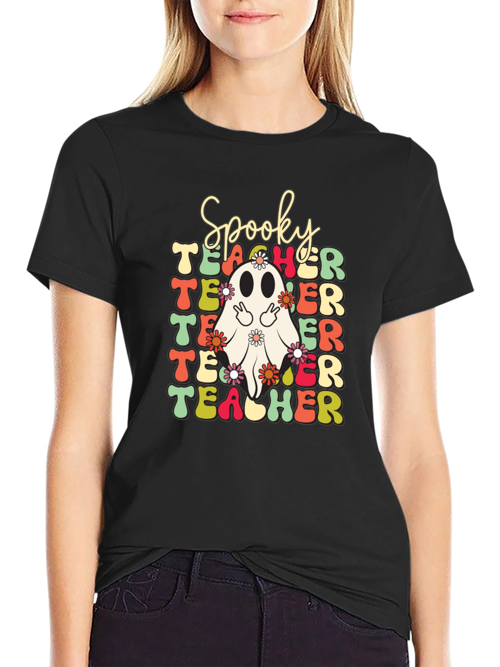 Spooky Teacher Halloween Graphic Tee