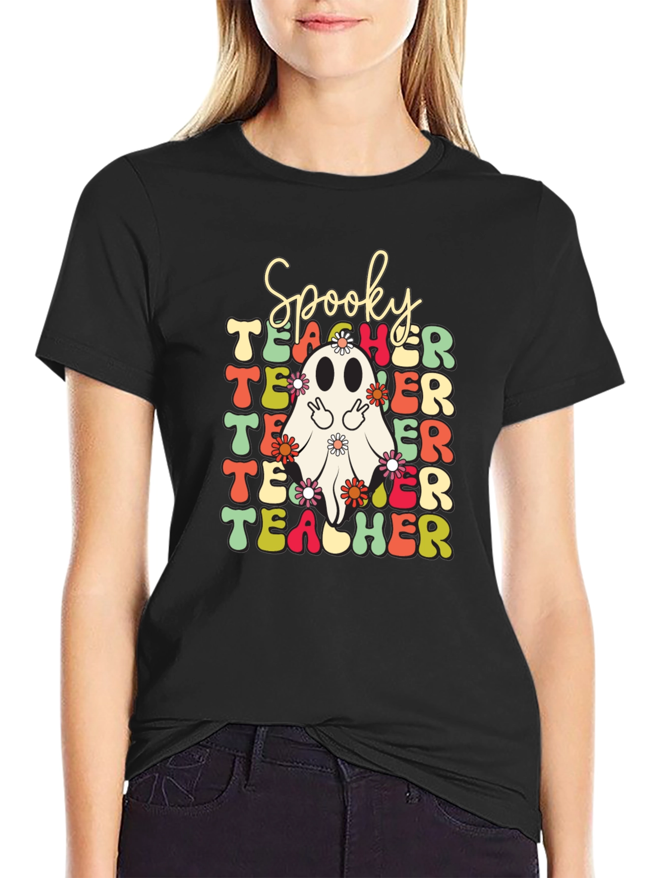 Spooky Teacher Halloween Graphic Tee