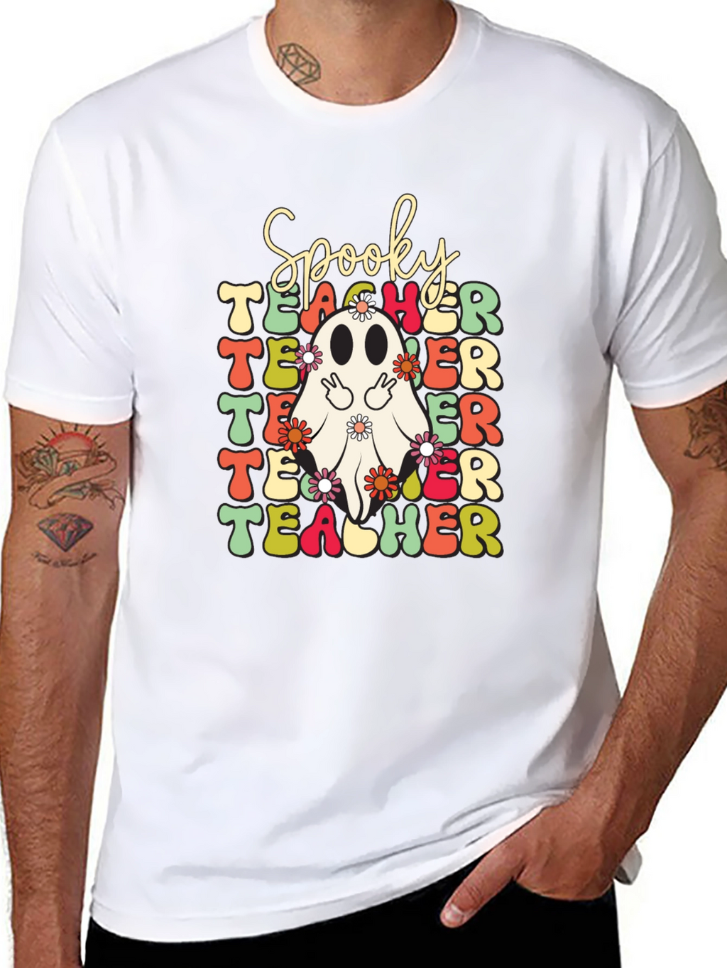 Spooky Teacher Halloween Graphic Tee