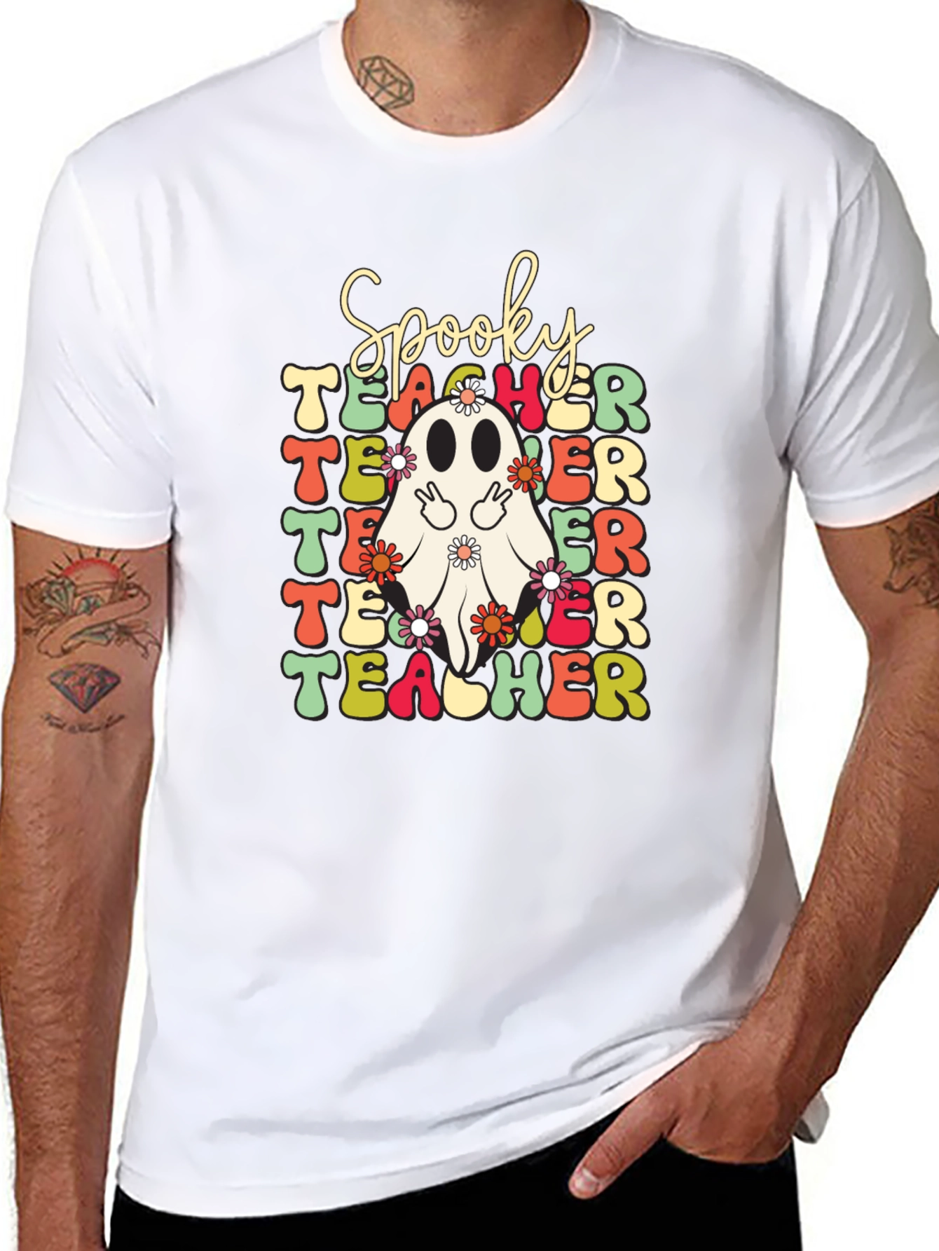 Spooky Teacher Halloween Graphic Tee