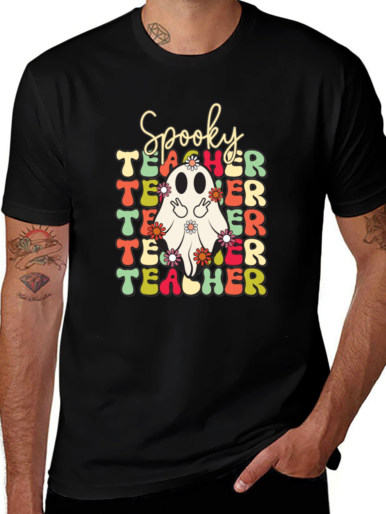 Spooky Teacher Halloween Graphic Tee
