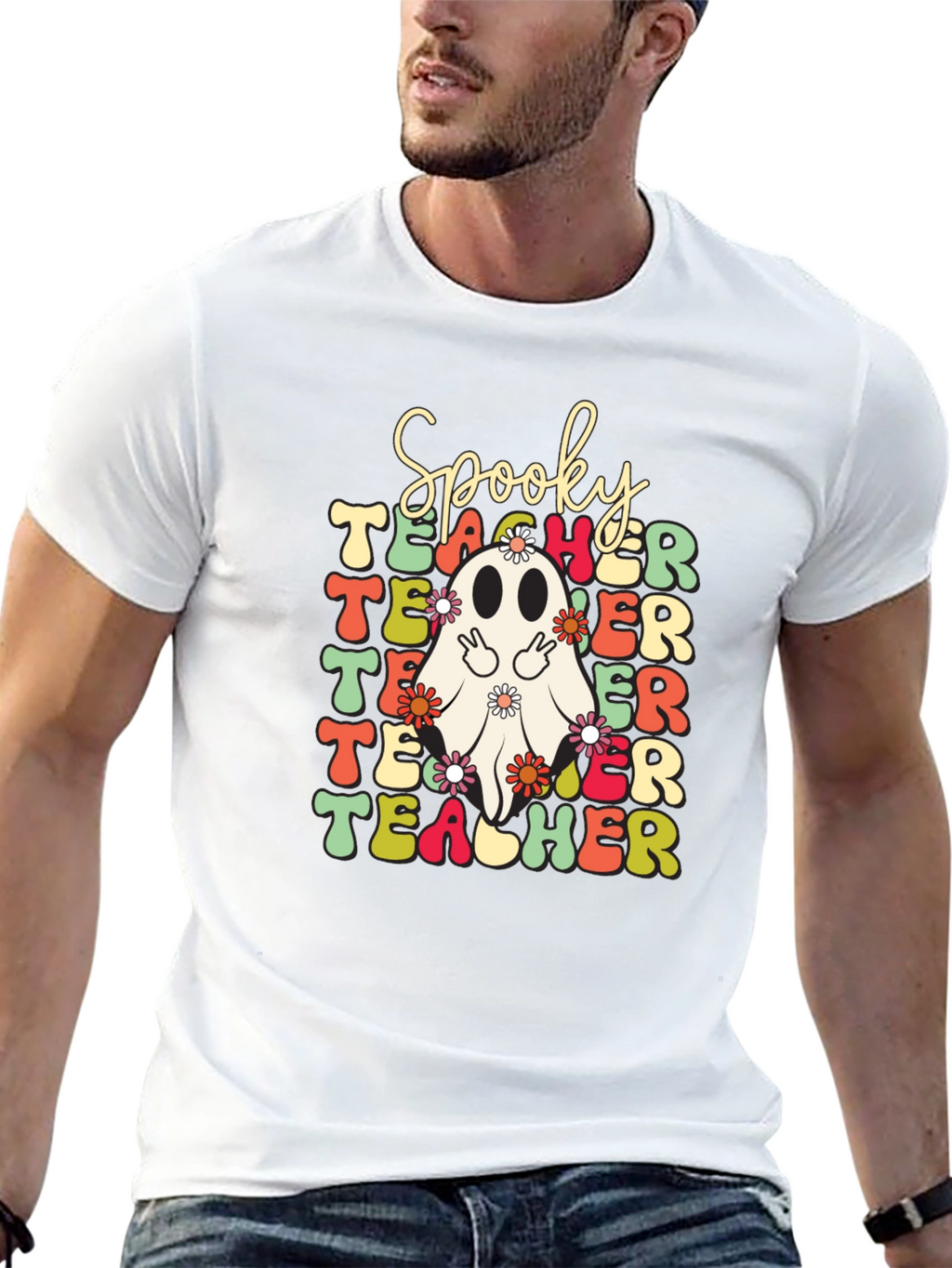 Spooky Teacher Halloween Graphic Tee