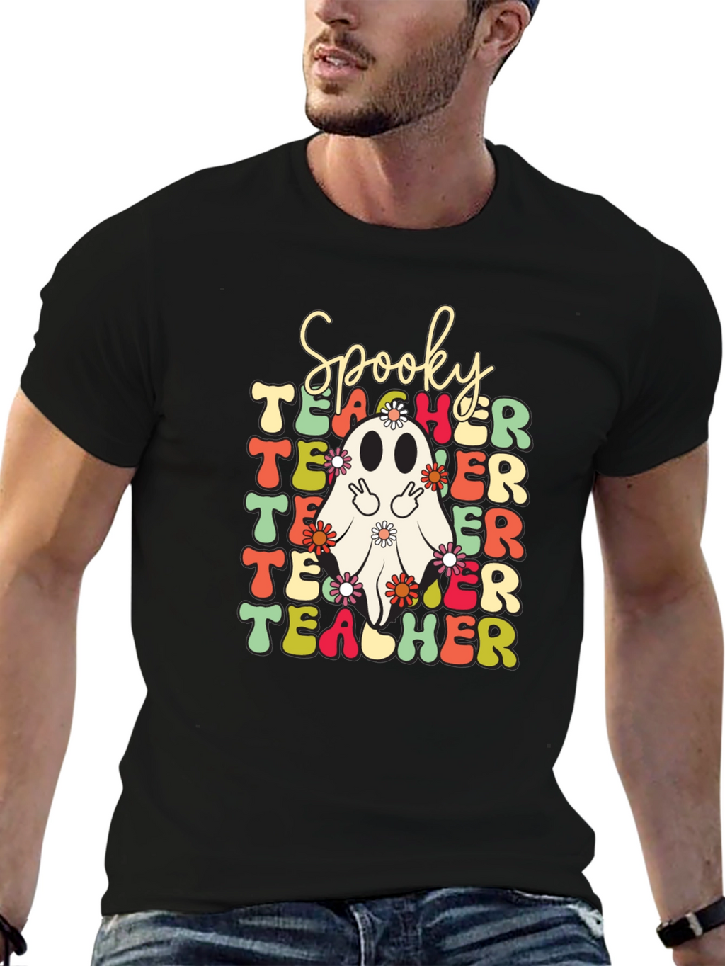Spooky Teacher Halloween Graphic Tee