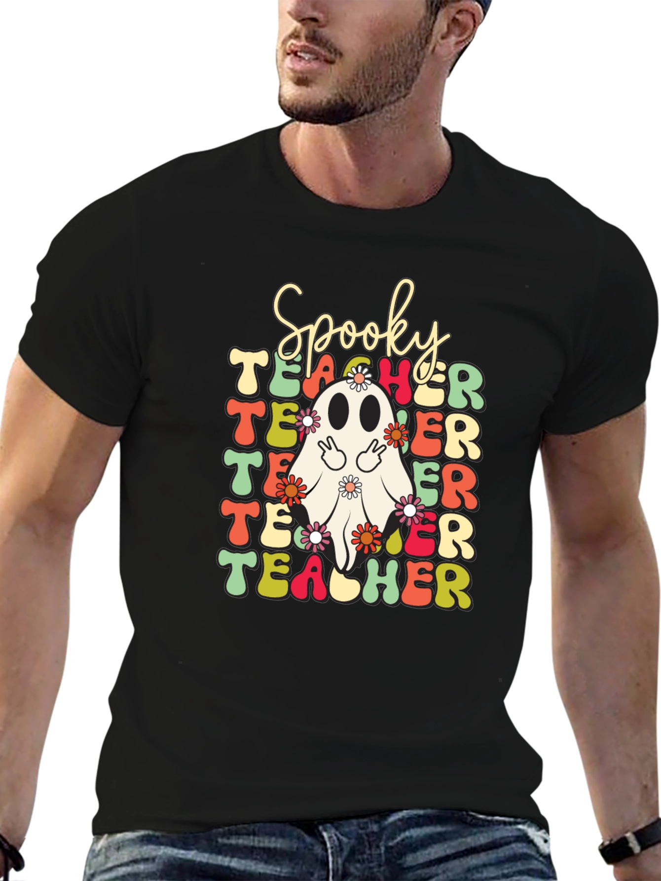 Spooky Teacher Halloween Graphic Tee