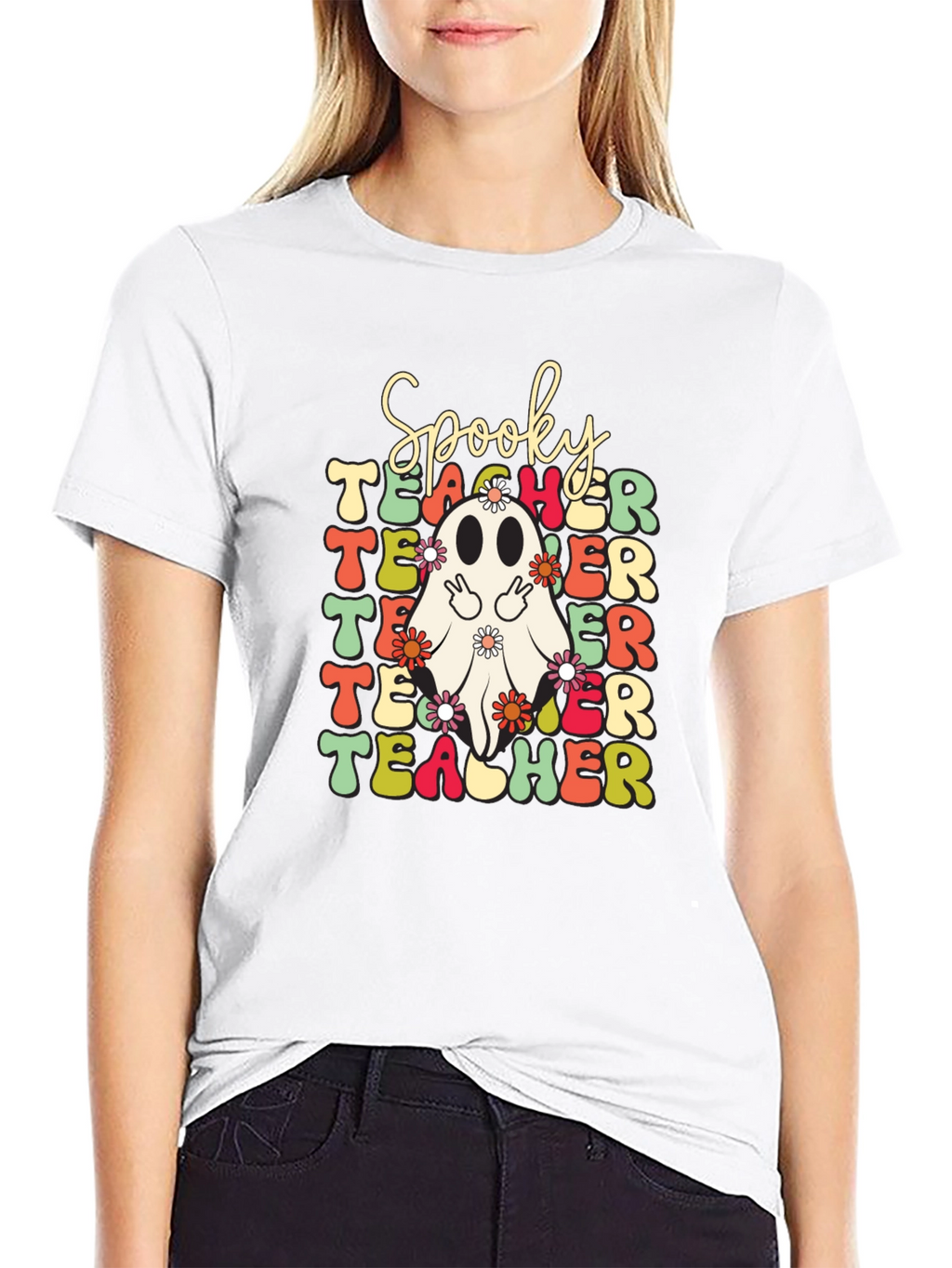 Spooky Teacher Halloween Graphic Tee