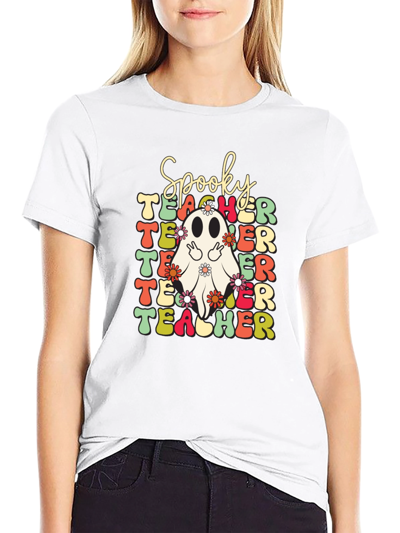 Spooky Teacher Halloween Graphic Tee