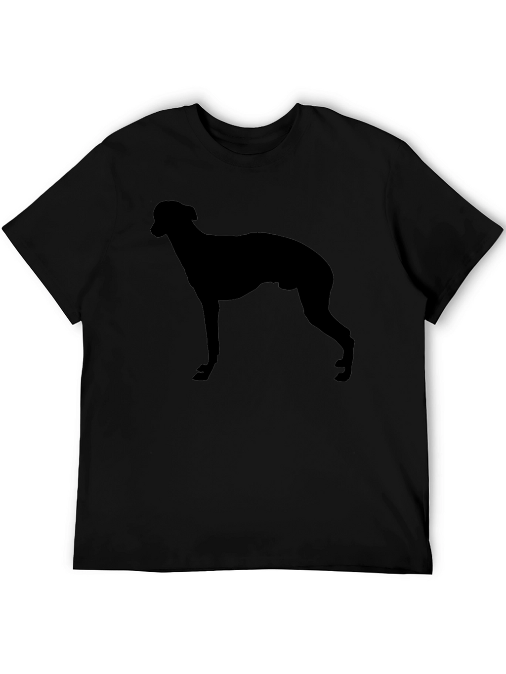 Dog Silhouette Black T-Shirt