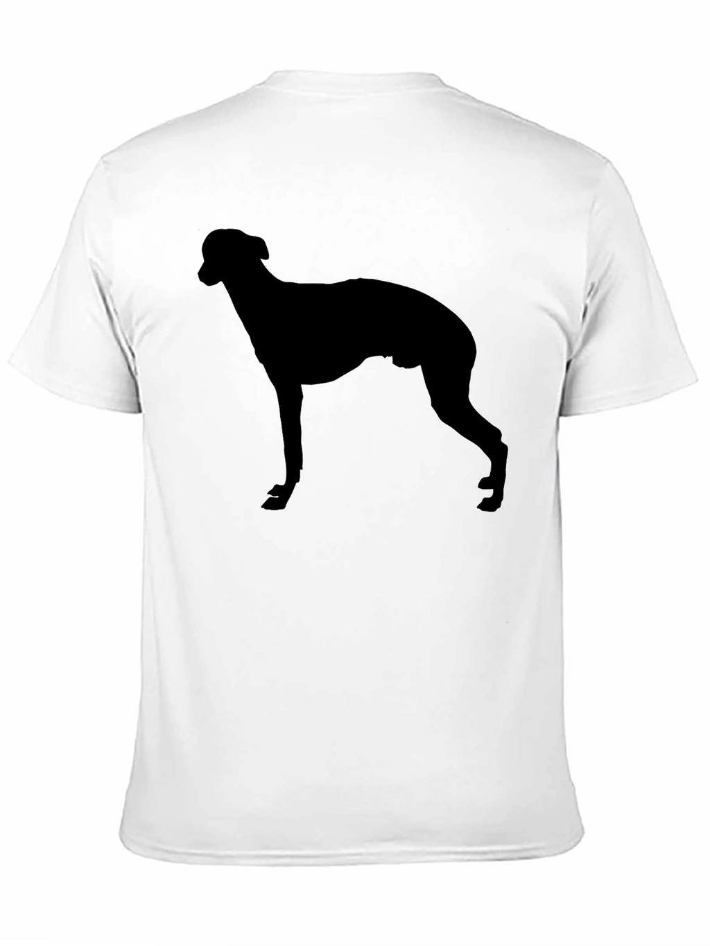 Dog Silhouette Black T-Shirt