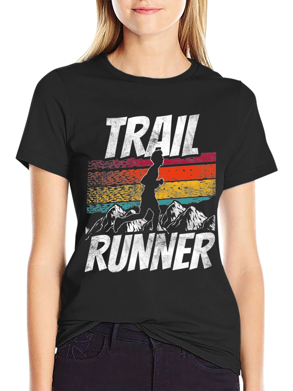 Trail Runner Graphic Tee - Retro Style