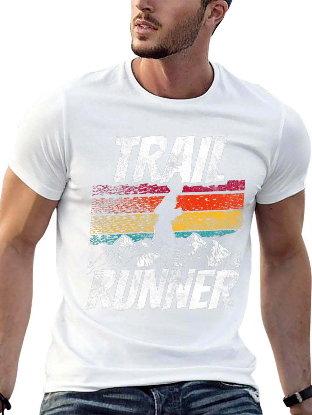 Trail Runner Graphic Tee - Retro Style