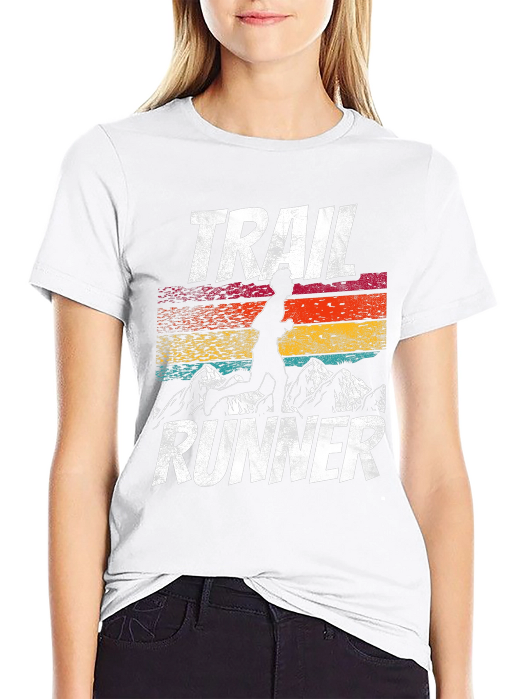 Trail Runner Graphic Tee - Retro Style