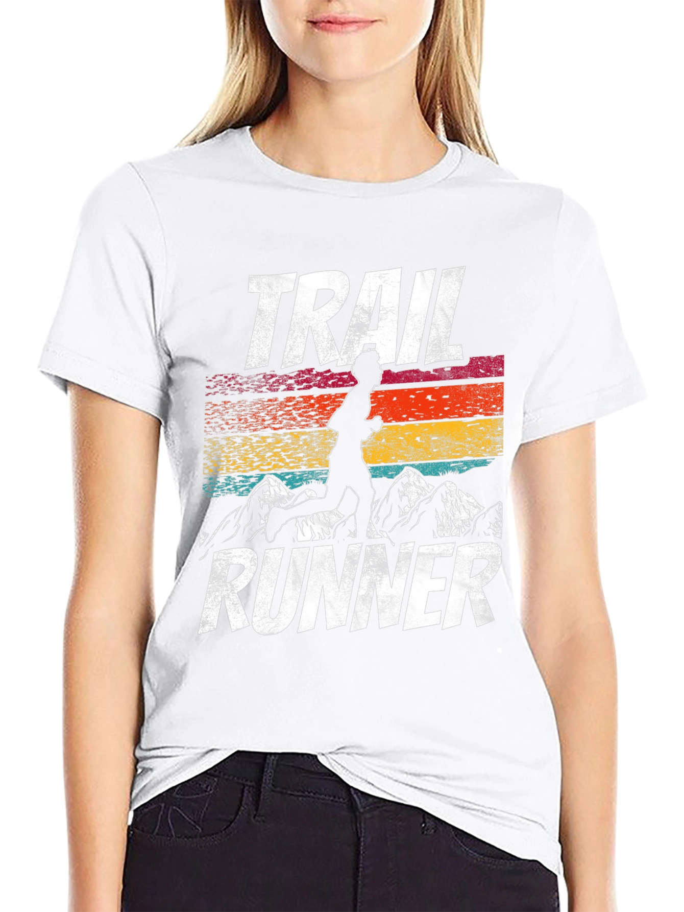 Trail Runner Graphic Tee - Retro Style