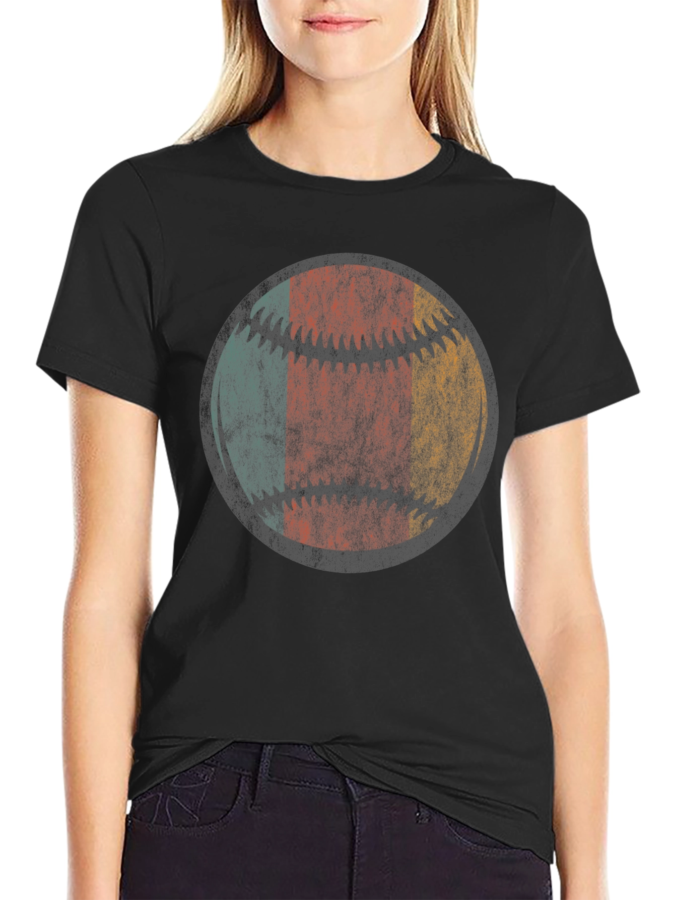 Vintage Style Baseball Graphic T-Shirt