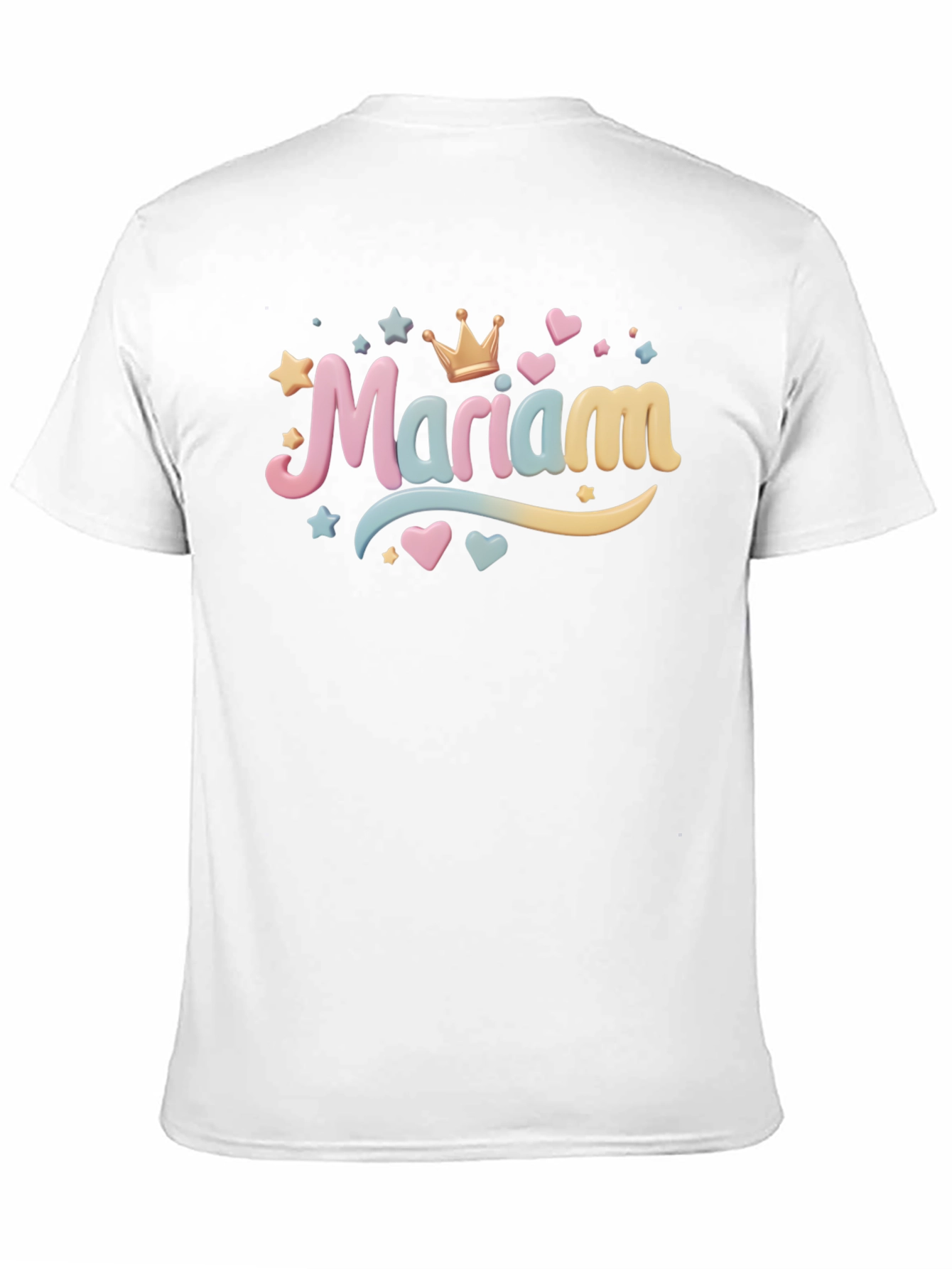 Mariam Name Black T-Shirt - Personalized Gift