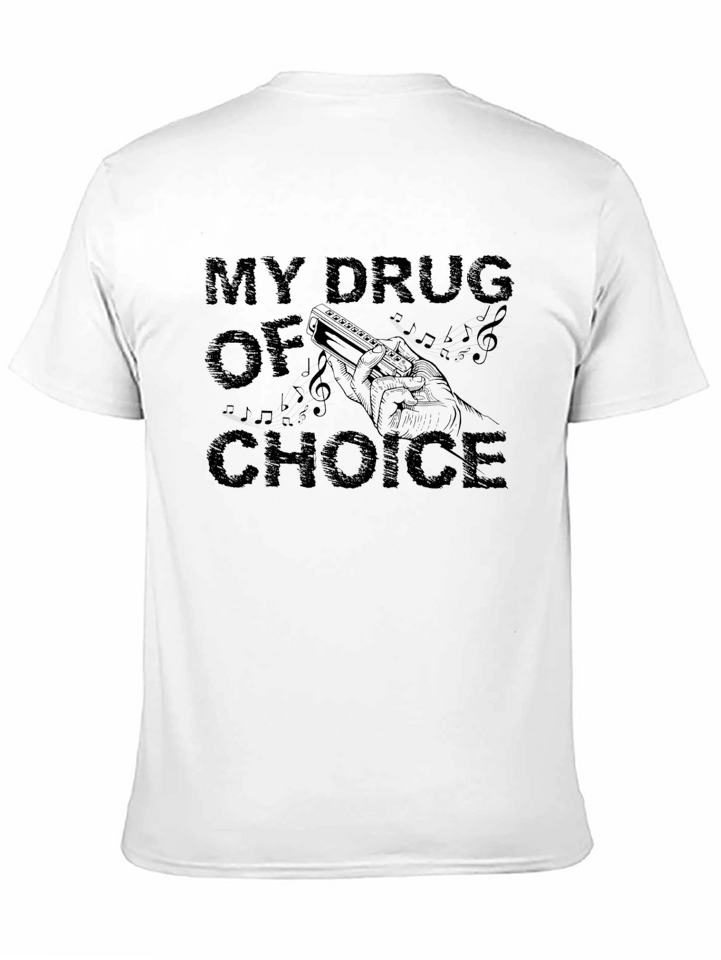 My Drug of Choice Harmonica T-Shirt
