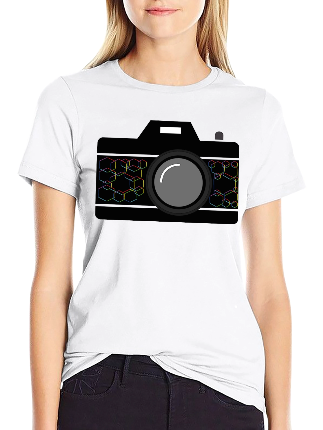 Camera Graphic Tee - Black