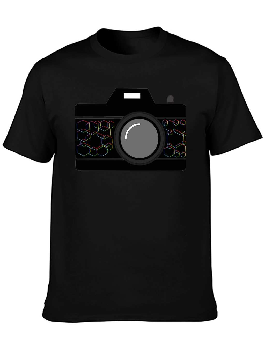 Camera Graphic Tee - Black