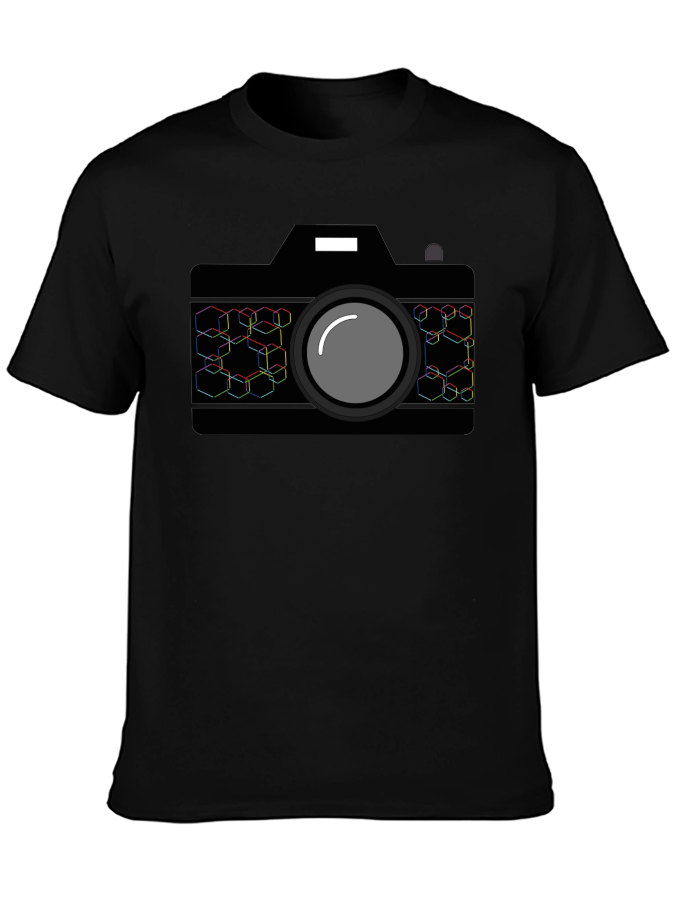 Camera Graphic Tee - Black