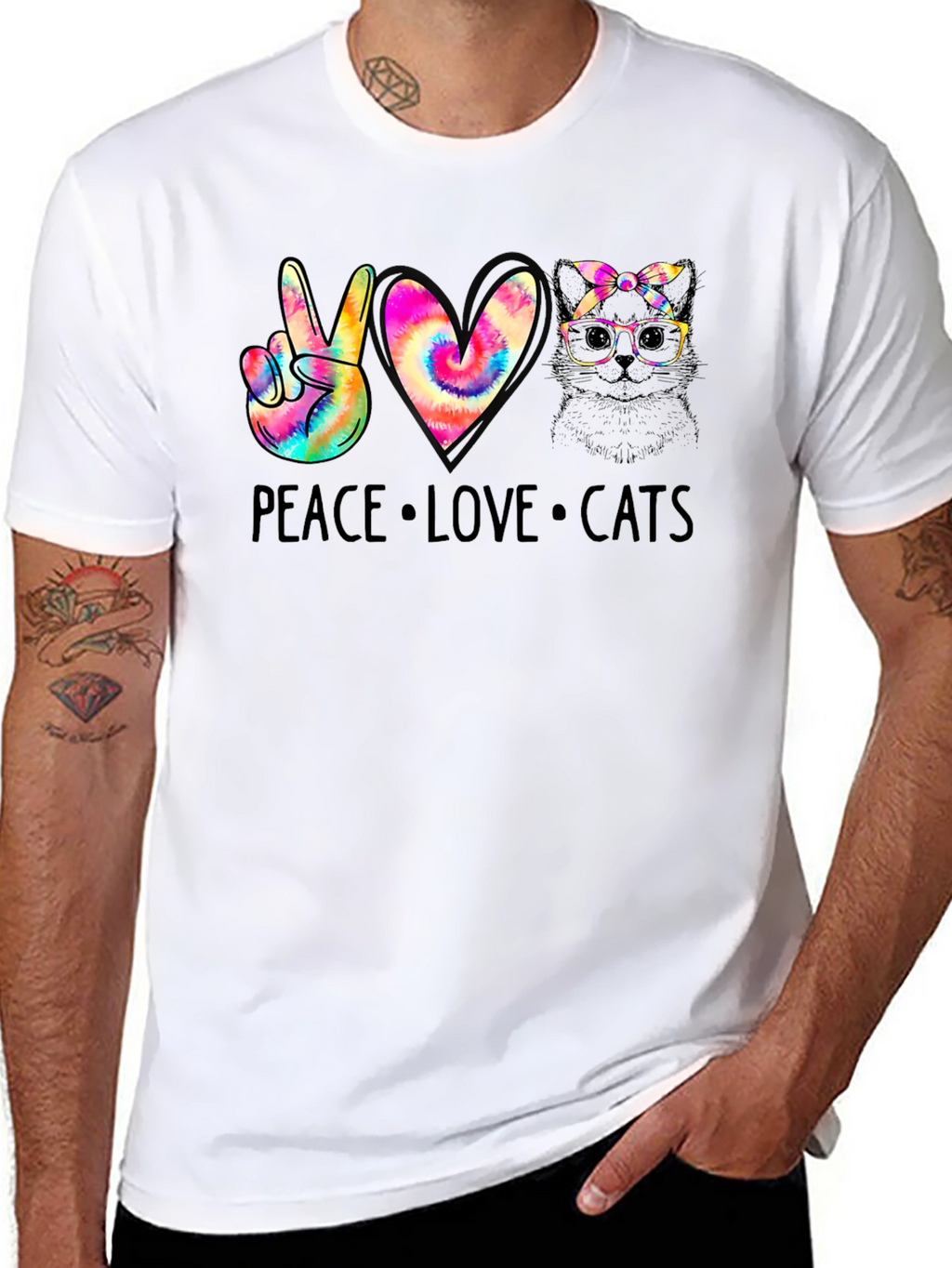 Peace Love Cats T-Shirt