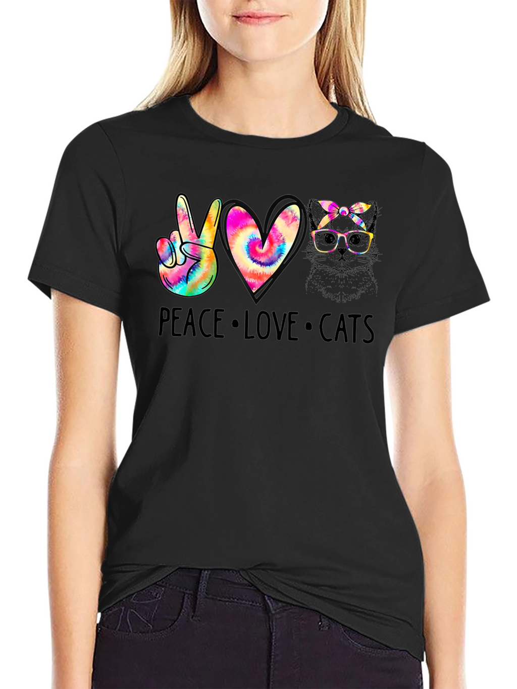 Peace Love Cats T-Shirt